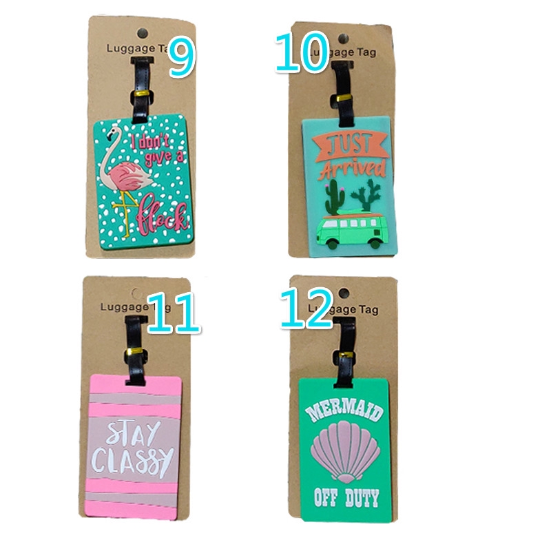 Thẻ Đánh Dấu Hành Lý Du Lịch Kiểu Dáng Dễ Thương