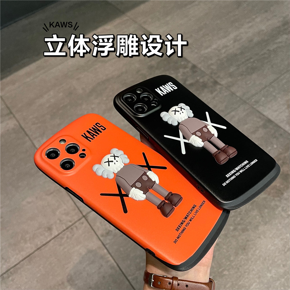 Fashion 3D Cartoon KAWS Silicon Case For iPhone 12pro max 12mini 11Pro Max XS Max XR SE 2020 7 8 Plus Back Cover | BigBuy360 - bigbuy360.vn