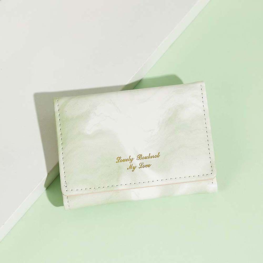 Ví Da Đựng Thẻ Ngân Hàng Họa Tiết Cẩm Thạch Thời Trang Unisex Giá Đỡ