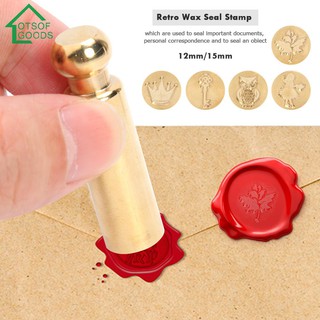 Con dấu sáp phong cách vintage độc đáo