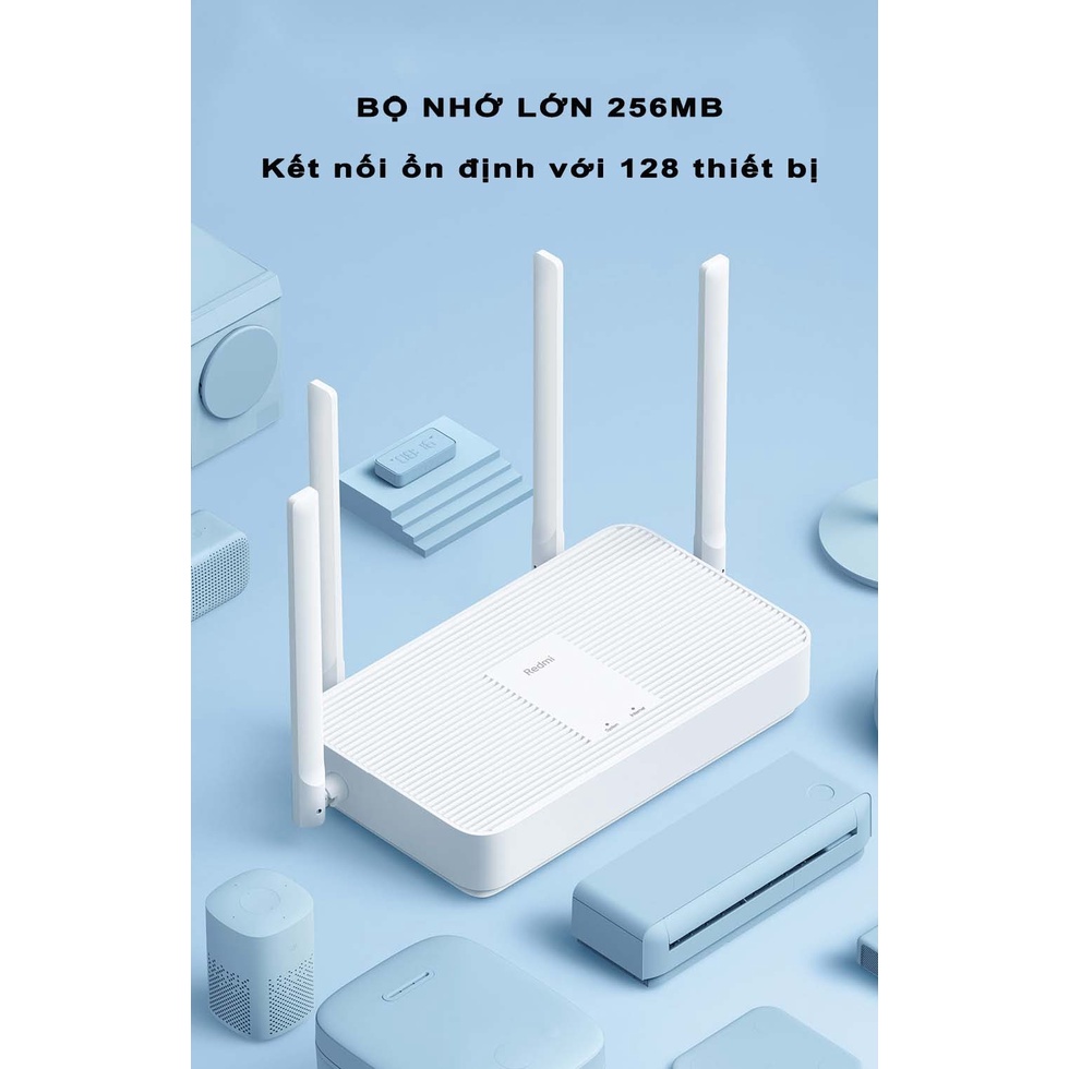 [Mã 273ELHA100K0 hoàn 7% đơn 500K] Bộ Phát Wifi Mesh Wifi 6 Xiaomi Redmi AX3000