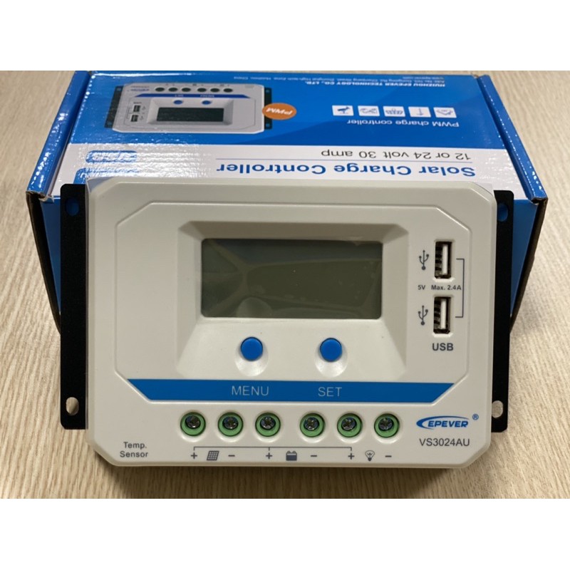 Điều khiển sạc PWM 30A 12/24v -