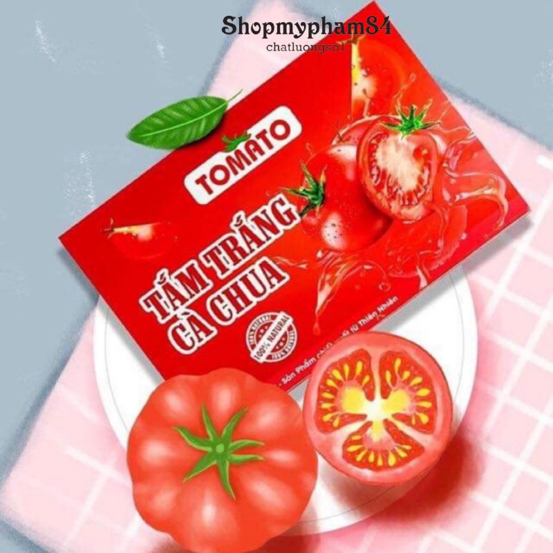 Tắm Trắng Cà Chua, Ủ Trắng Da TOMATO Hoàn Toàn Từ Thiên Nhiên Hàng Chính Hãng