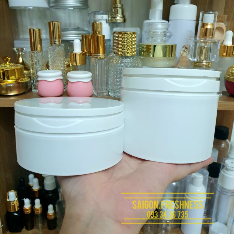 Hủ mỹ phẩm nắp bật  500g - Hủ đựng mỹ phẩm chất lượng cao