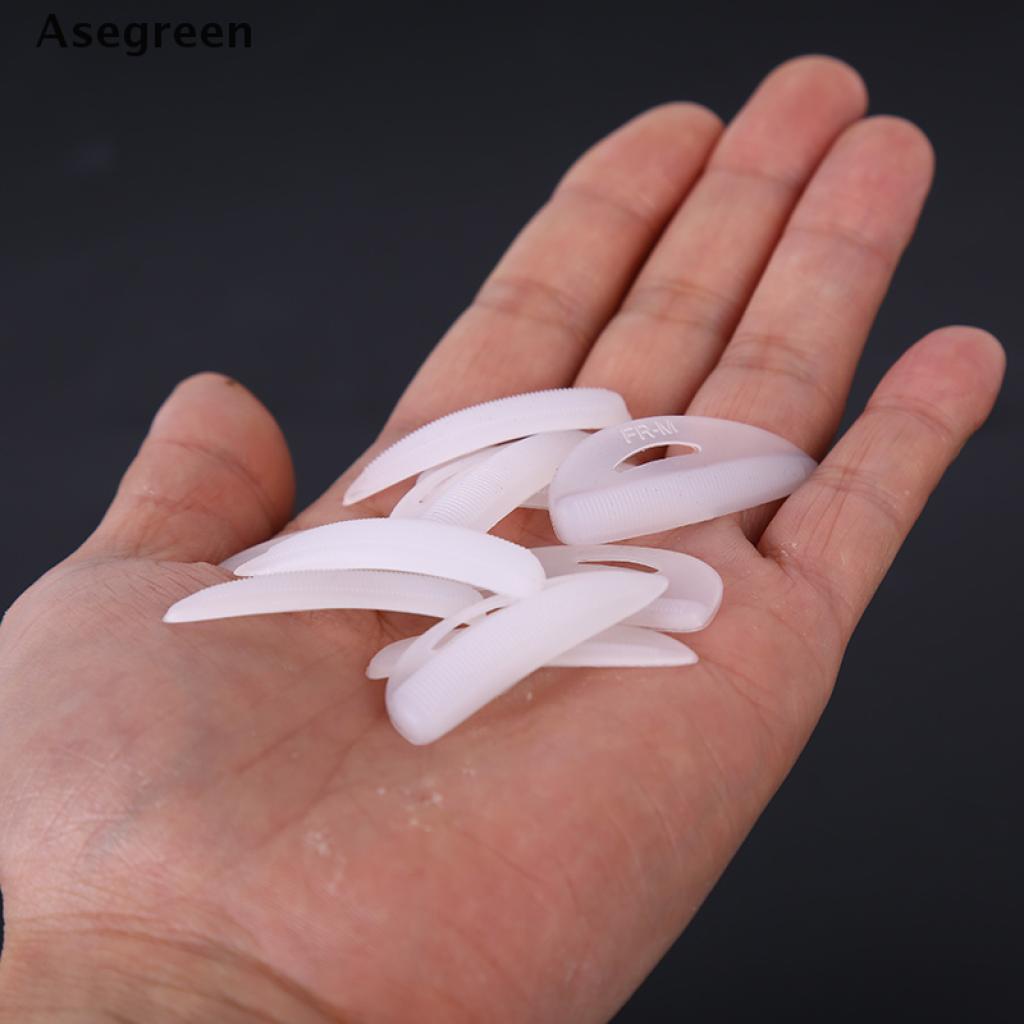 Bộ 10 Miếng Đệm Silicone Hỗ Trợ Uốn Cong Lông Mi An Toàn