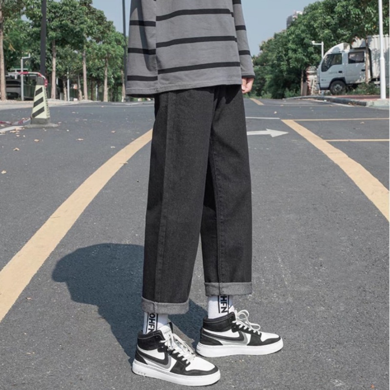 Quần Jean nam, Quần Jeans baggy đen full ống suông, rộng, hottrend 2021-XX MENS FASHION! | BigBuy360 - bigbuy360.vn