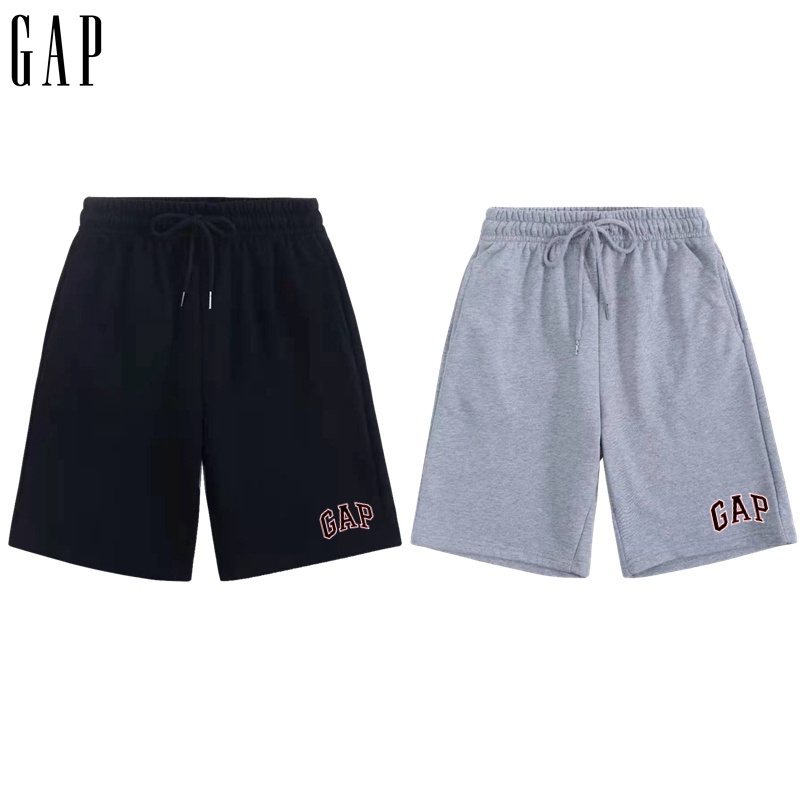 Quần short cotton lưng thun in họa tiết cổ điển dành cho nam và nữ