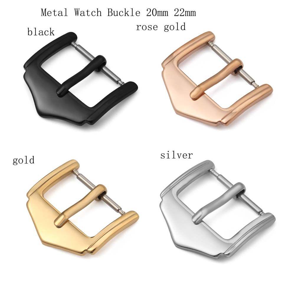 USNOW Watch Buckle High quality Black Watch Repair Tool Stainless Steel 20mm 22mm Metal Pin buckle