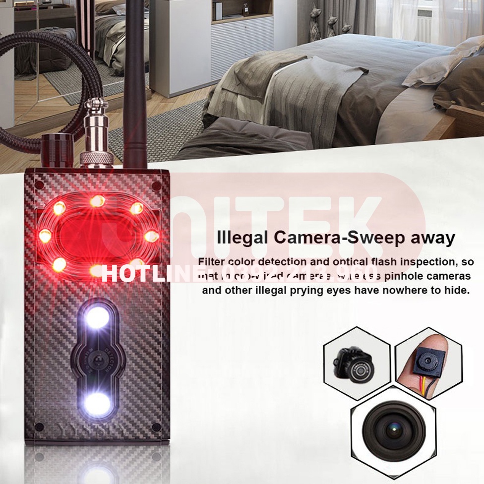 Máy Dò Phát Hiện Theo Dõi Camera, GPS, Định Vị Detector K99