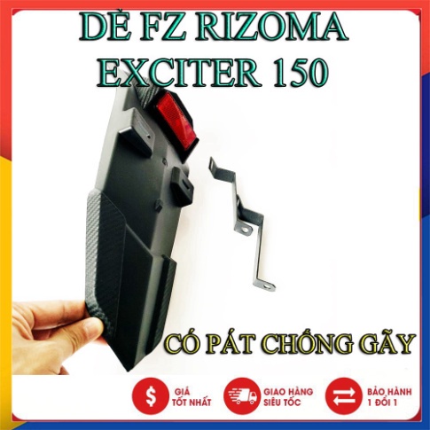 DÈ FZ LOẠI SIÊU DÀY ĐẶC BIỆT ,CÓ PÁT SẮT CHỐNG GÃY LẮP EX150 ( EXCITER 150)