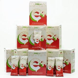 Cà phê Cốt dừa hoà tan C+ của Cộng Cà Phê (Hộp)