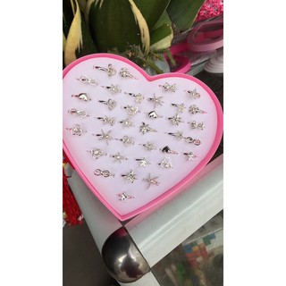 Nhẫn đính đá mỹ kí hàng đẹp(1 chiếc)