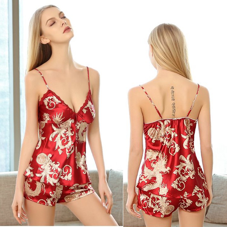 Bộ Ngủ Phi Lụa Quảng Châu - BMNG11 - shopgiare