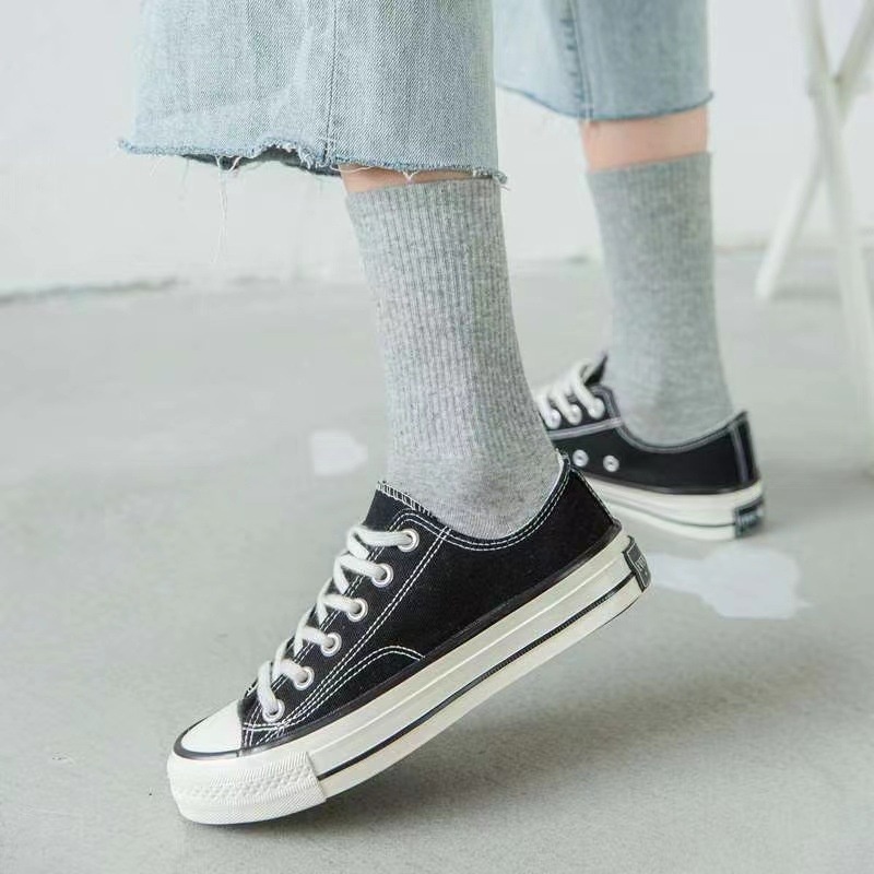 Tất Vớ Nam Nữ Hàn Quốc Co Giãn Bốn Chiều, Kiểu Dáng Trơn Phong Cách Hiện Đại - NT8001