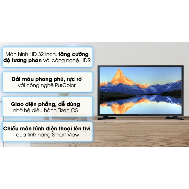 Smart Tivi Samsung 32 inch UA32T4300AKXXV (Miễn phí giao tại HCM-ngoài tỉnh liên hệ shop)