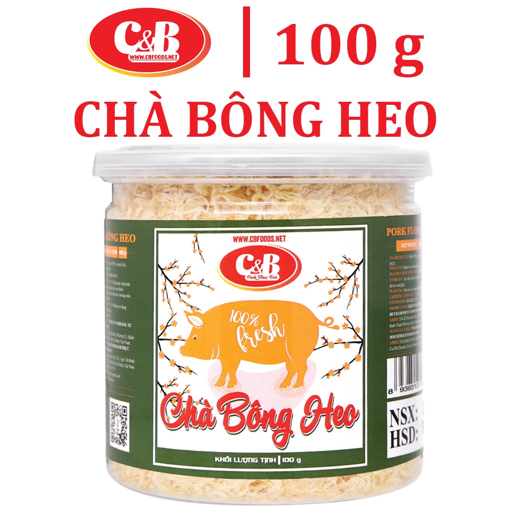 Chà Bông Heo  - Hộp 100G