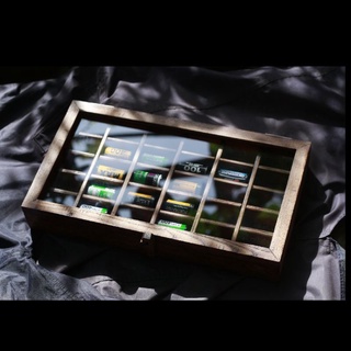 [HANDMADE] Hộp đựng film gỗ thông Mỹ/ gỗ tần bì mặt kính