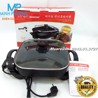 Bảo hành 12tháng chính hãng chảo điện lẩu điện sachu cs f1 hàn quốc
