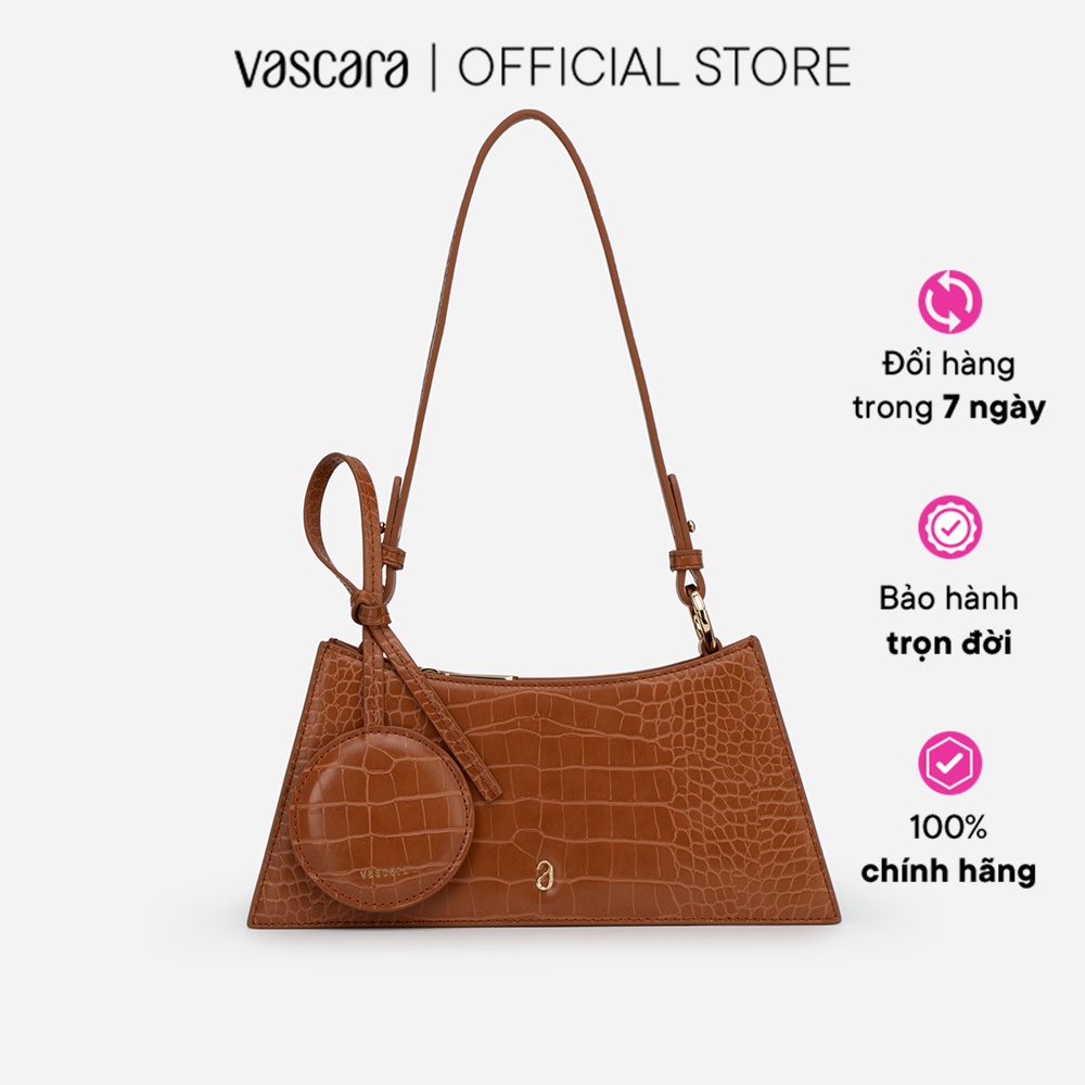 Vascara Túi Xách Tay Vân Da Cá Sấu SAT 0274
