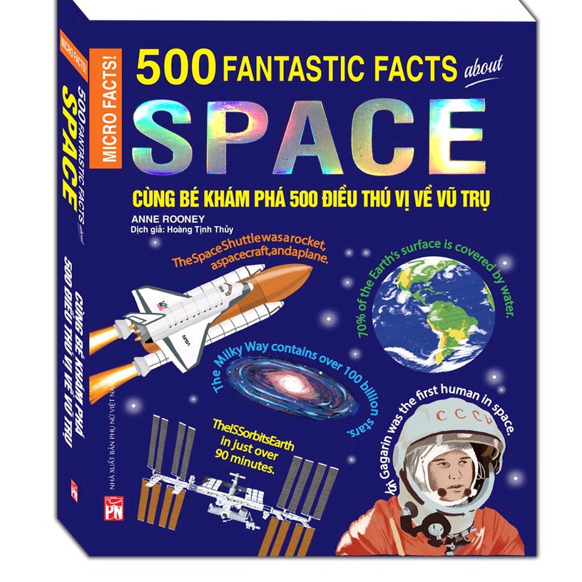 Sách Cùng Bé Khám Phá 500 Điều Thú Vị Về Vũ Trụ
