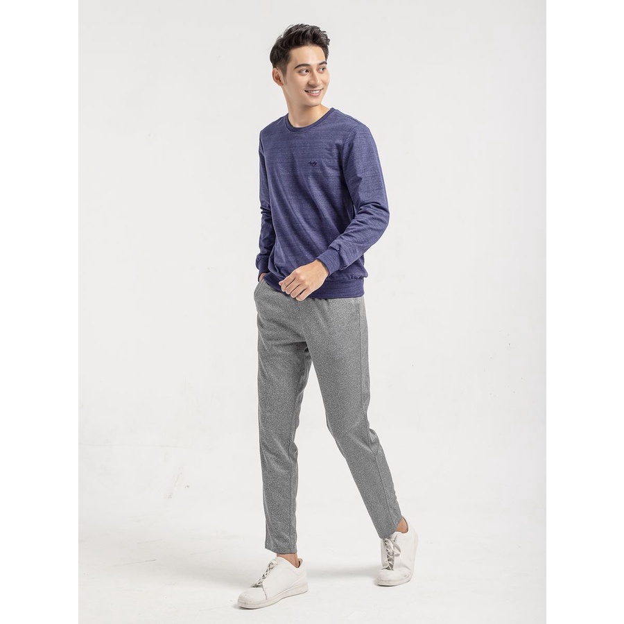 Quần nỉ thể thao, quần thu đông nam  ARISTINO ống suông, cạp chun dây rút APA006W9