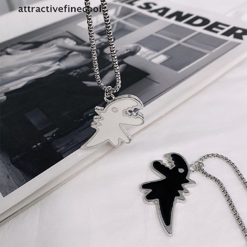 Set 2 Vòng cổ Mặt Khủng Long Dễ Thương Cho Cặp Đôi