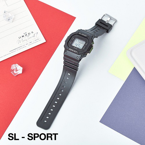 Chống nước tuyệt đối-Đồng Hồ Thể thao nam SL-Sport cao cấp dây cao su đúc đặc-Hàng cao cấp Siêu bền | BigBuy360 - bigbuy360.vn