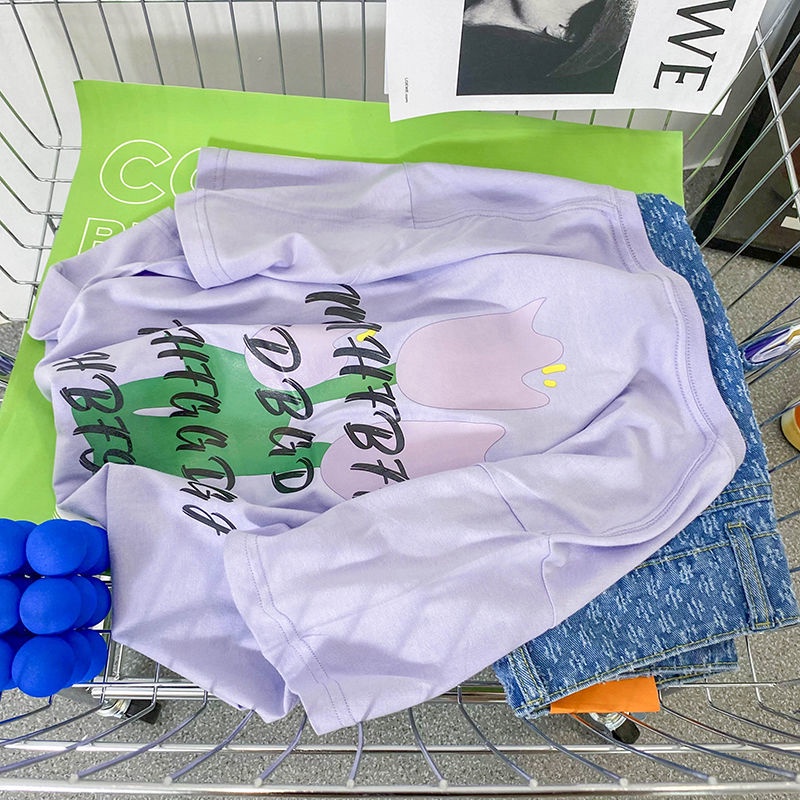 Áo Thun Tay Ngắn Phong Cách Hàn Quốc Dành Cho Nữ