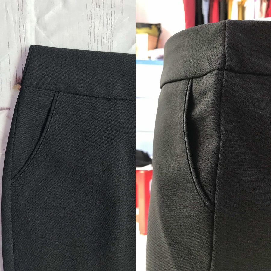 Chân váy bút chì ngắn Umi mịn cao cấp Chân váy ngắn công sở SUNA FASHION ôm dáng