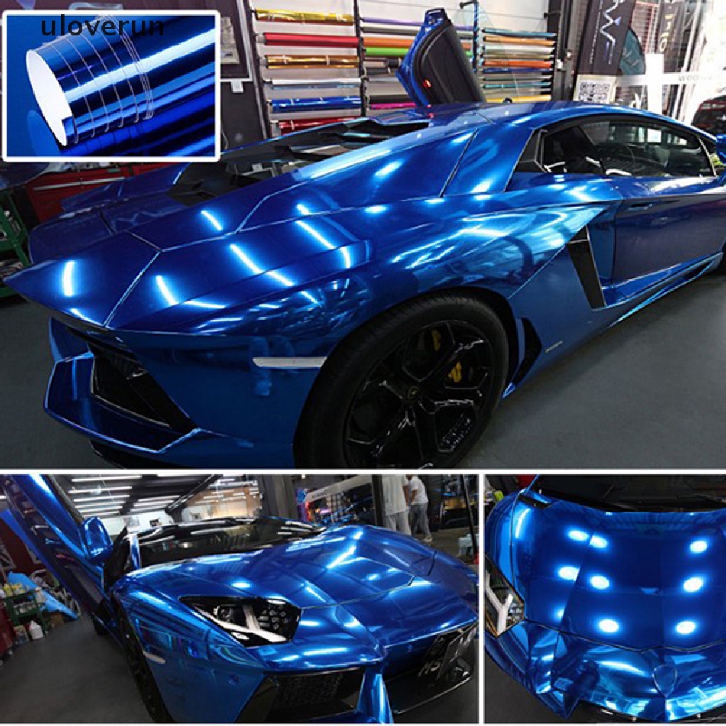 Miếng Dán Trang Trí Gương Chiếu Hậu Xe Hơi Bằng Chất Liệu Vinyl Phối Lá Chrome