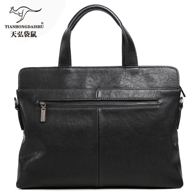 Túi xách da mềm đựng tài liệu khổ A4 chống mòn phong cách doanh nhân cho nam | BigBuy360 - bigbuy360.vn