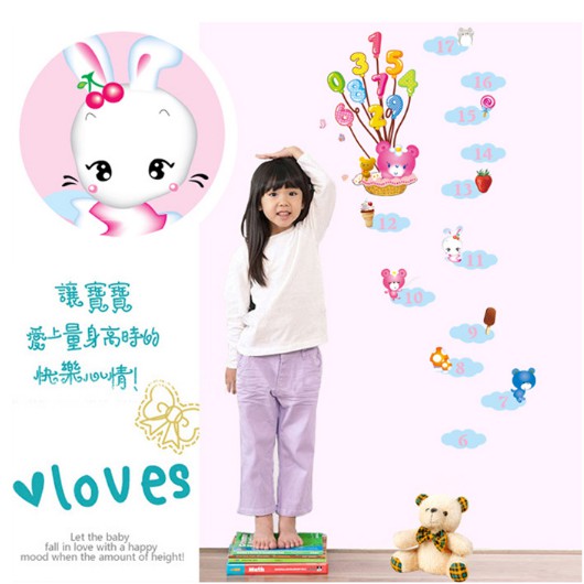 Decal trang trí tường Chữ Số vui nhộn