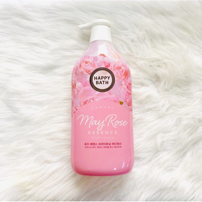 Sữa Tắm Tinh Chất Hoa Hồng Happy Bath Rose Essence Brightning Body Wash 900g