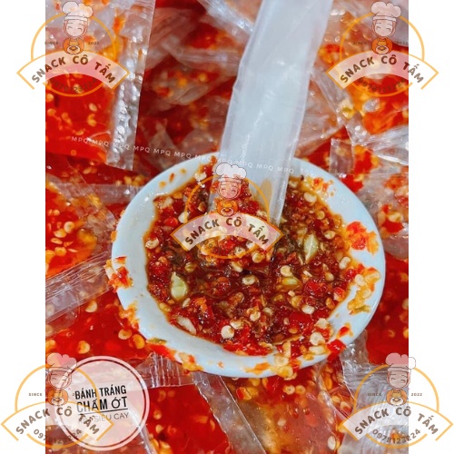Bánh tráng dẻo tôm ớt tắc Bánh tráng chấm ớt rim cay muối tôm đặc sản Tây Ninh/Snack Cô Tấm