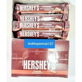 hộp 360gr socola hershey's kem sữa ( 24thanhX 15gr)