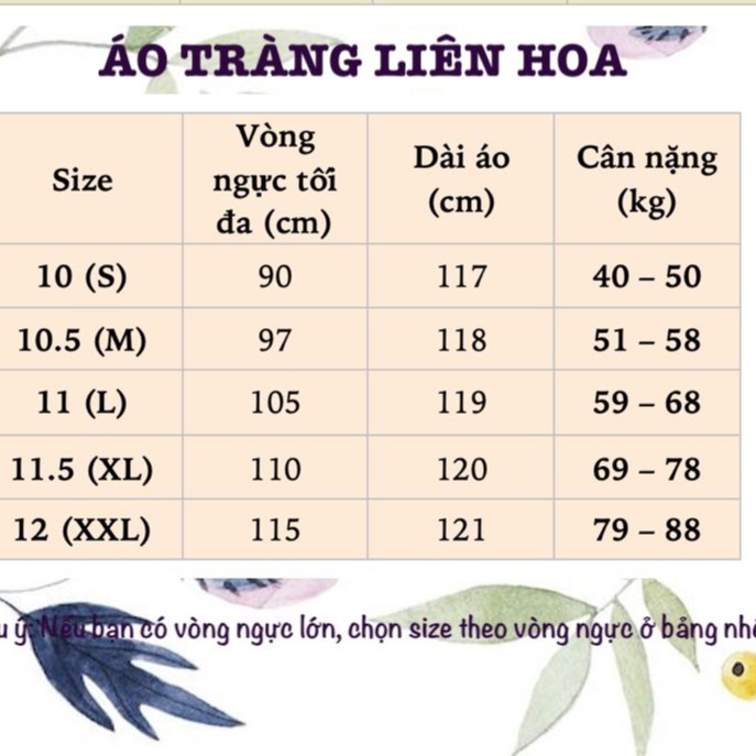 Áo tràng Liên Hoa Đài Loan - áo choàng dành cho phật tử cư sĩ hành lễ nhập khẩu