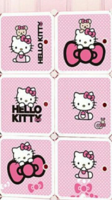 Chuyên tủ nhựa ghép đa năng size lớn mẫu kitty