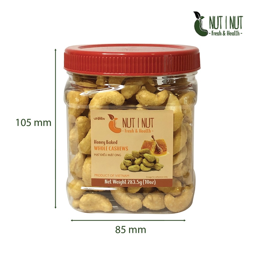 Hạt điều NUT I NUT sấy mật ong hũ 283.5 gram