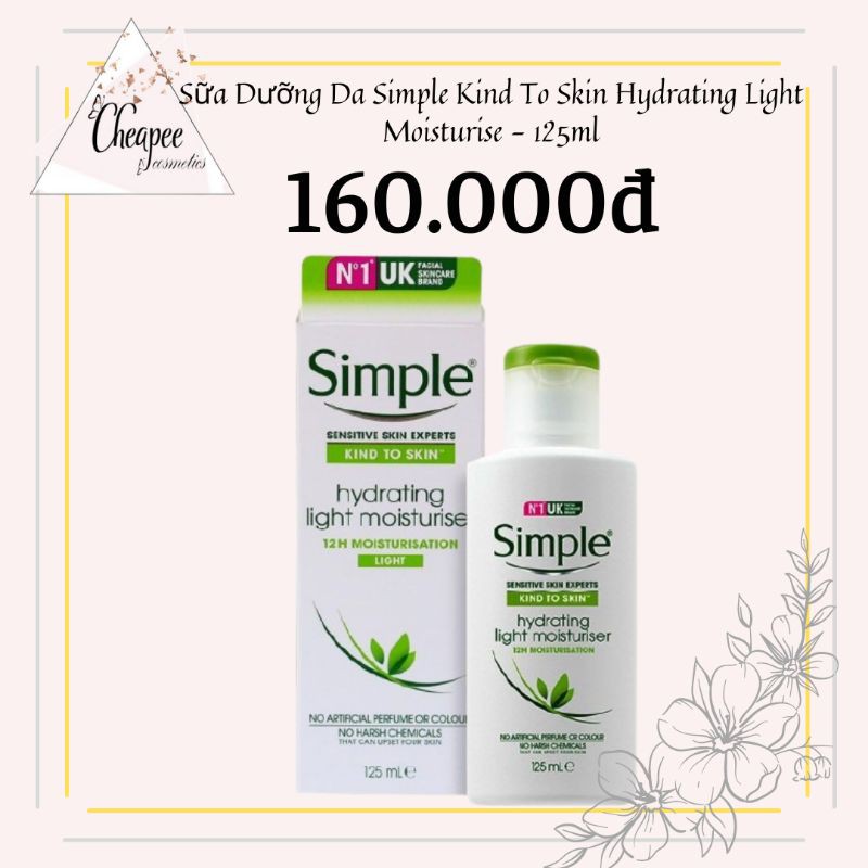Combo 5 Món Dưỡng Da Dịu Nhẹ, Lành Tính Nhà Simple