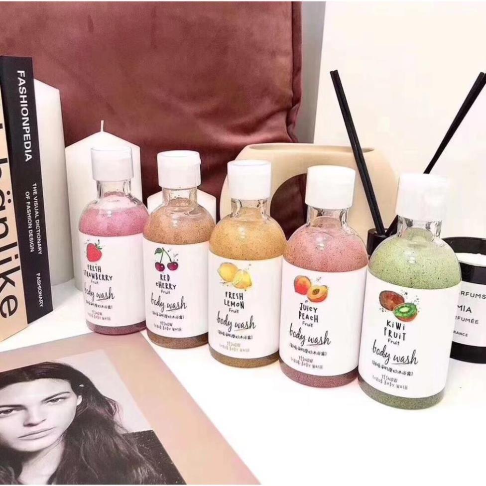 Sữa Tắm Tẩy Tế Bào Chết Body Hương Hoa Quả PIBAMY Fruit Scrub Body Wash 260ml | BigBuy360 - bigbuy360.vn