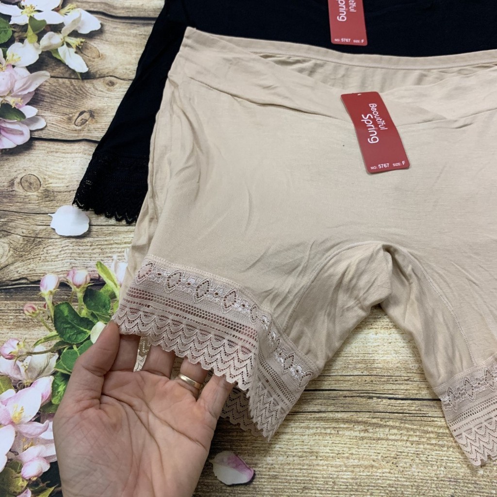 Quần bầu đùi CẠP CHÉO REN mặc trong váy cao cấp ĐV5767