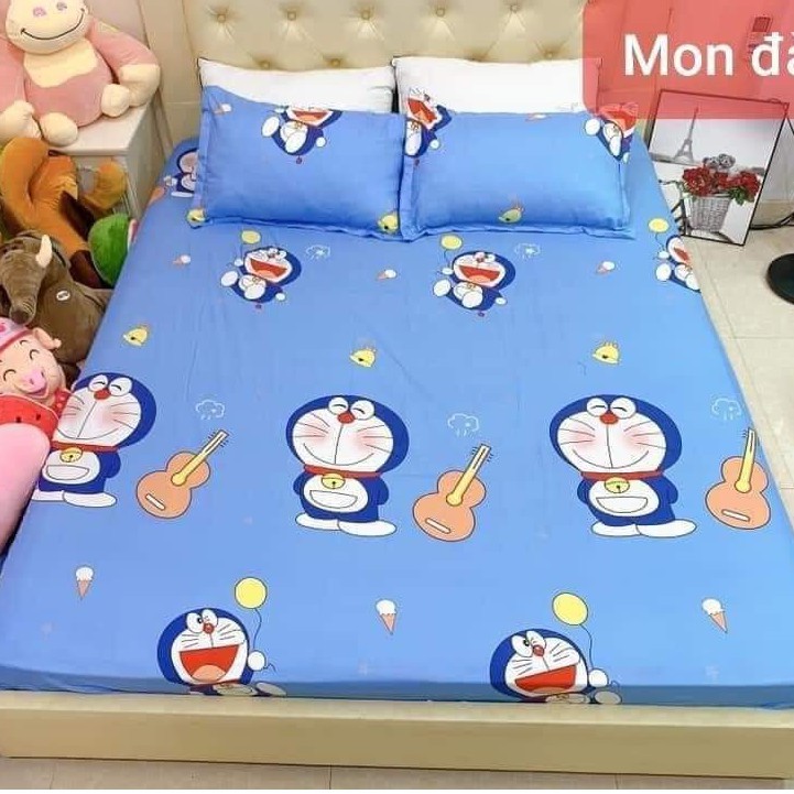 Bộ Ga Gối poly combo 3 món bao gồm 1 ga và 2 chiếc vỏ gối đẹp mê ly được chọn mẫu thoải mái ga gối cao cấp