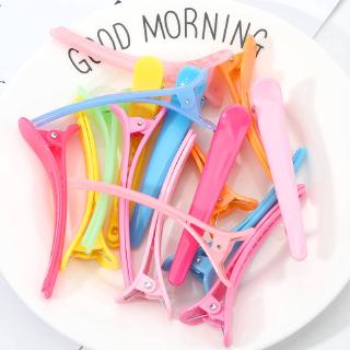 Korean Headdress Plastic Alligator Clip Candy Color Hair Clip Hairdressing Duck Bill Clip