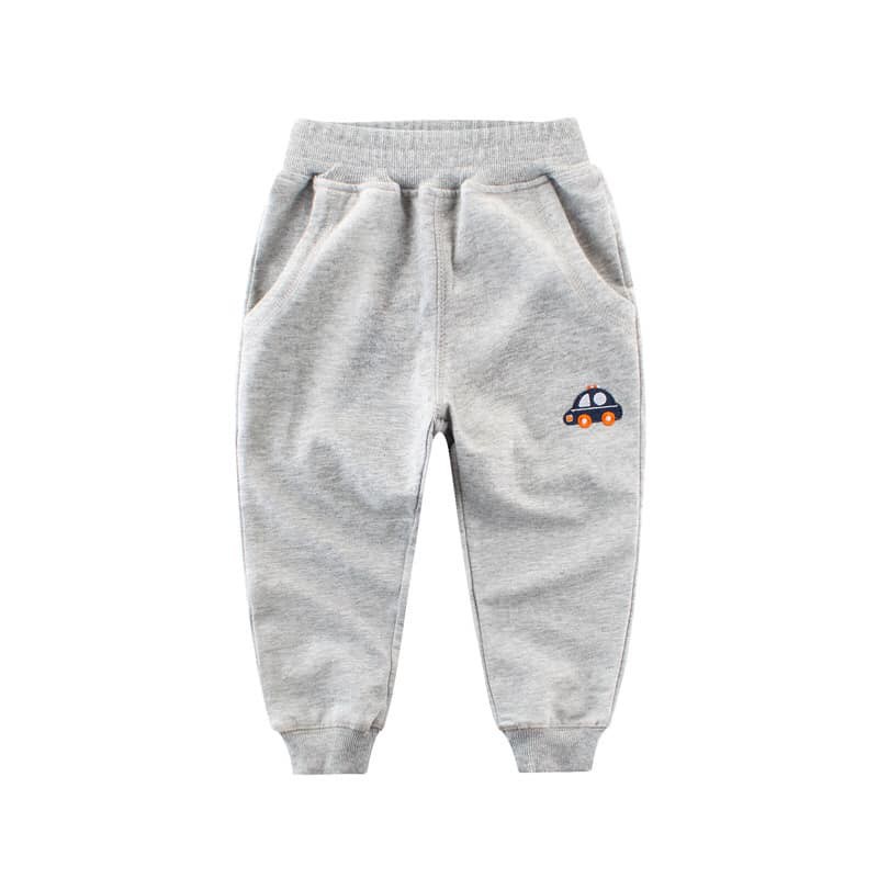 Quần Dài Jogger Thu Đông Bé Trai Bé Gái Chất Liệu Nỉ Da Cá  Xuất Dư Từ 0-9 Tuổi Chill Kids Size 8-30kg QN1