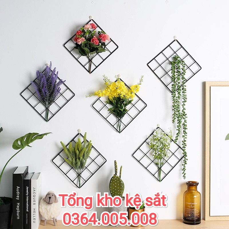 Khung lưới trang trí, treo phụ kiện đa năng