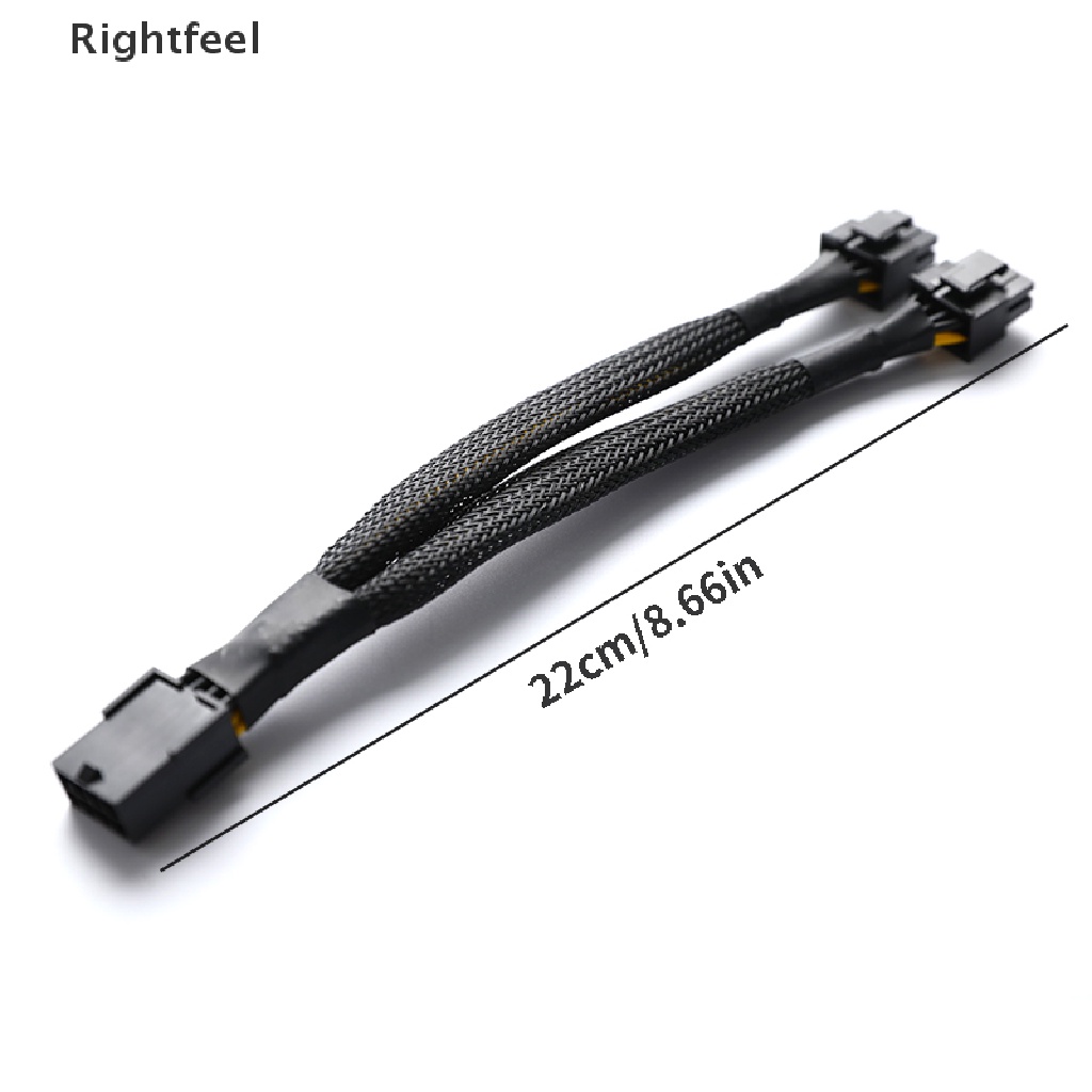 Bộ Chuyển Đổi Nguồn Điện GPU 8 Pin Female Sang Dual 2X 8 Pin (6 + 2) Male + PCI Express