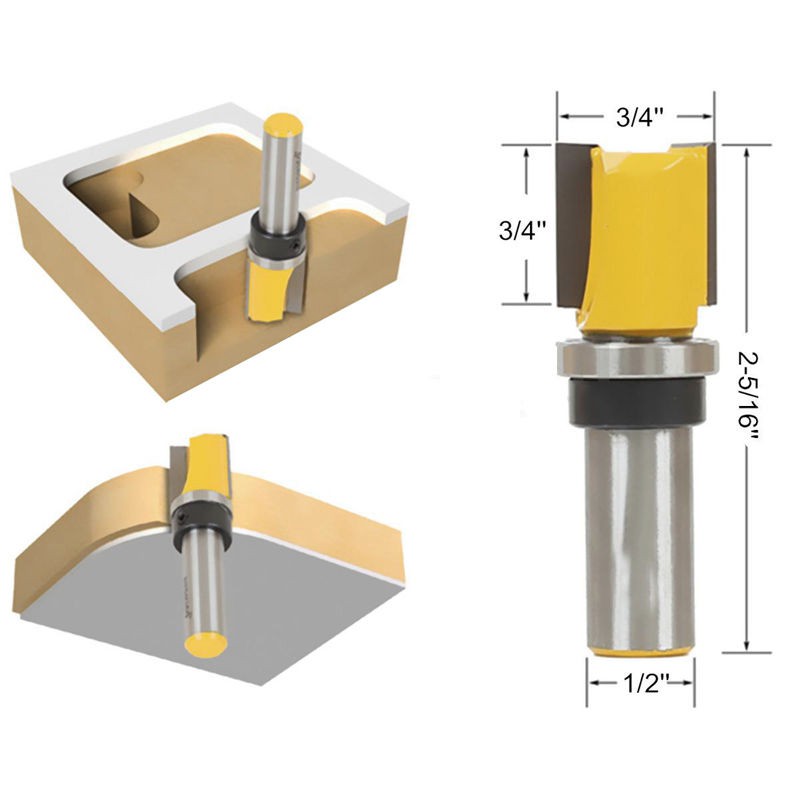 Mũi khoan tạo rãnh 3/4" x 3/4" 1/2" chất lượng cao