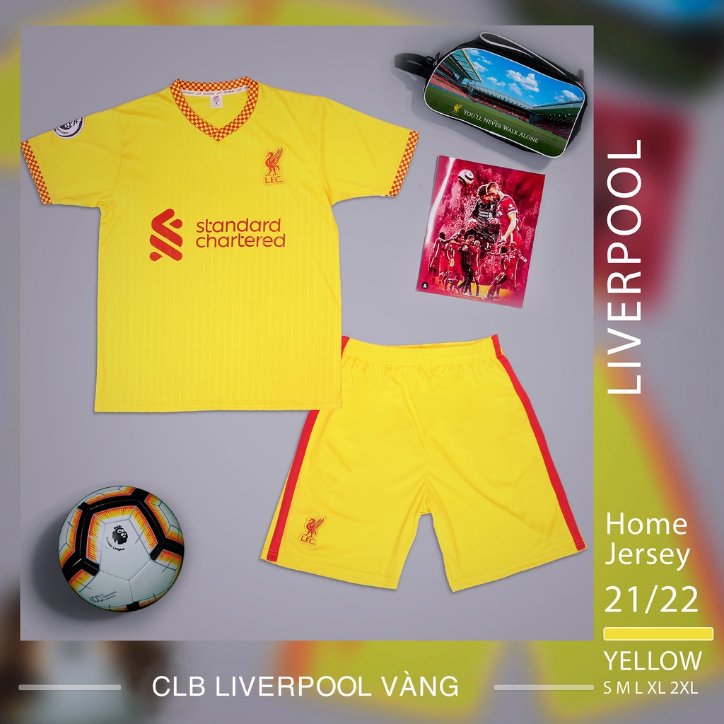 Đồ bóng đá CLB ngoại hạng Anh Liverpool  2021-2022 mùa mới  | Chống nắng | Thể thao | Bóng đá | Gym  | Chạy bộ