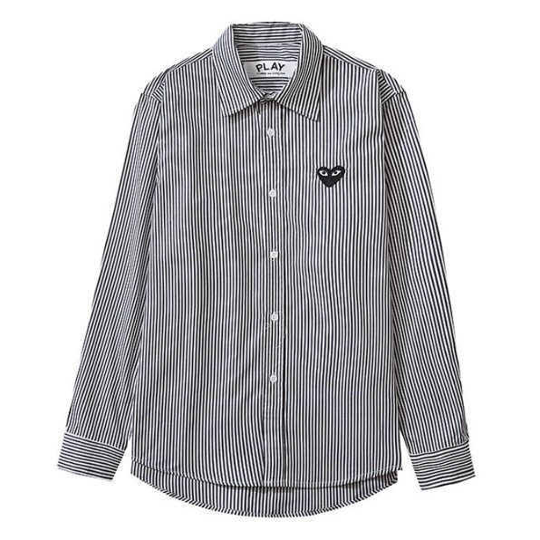 Thời trang cổ điển play comme des garcons CDG Áo dài tay đàn ông và đàn bà