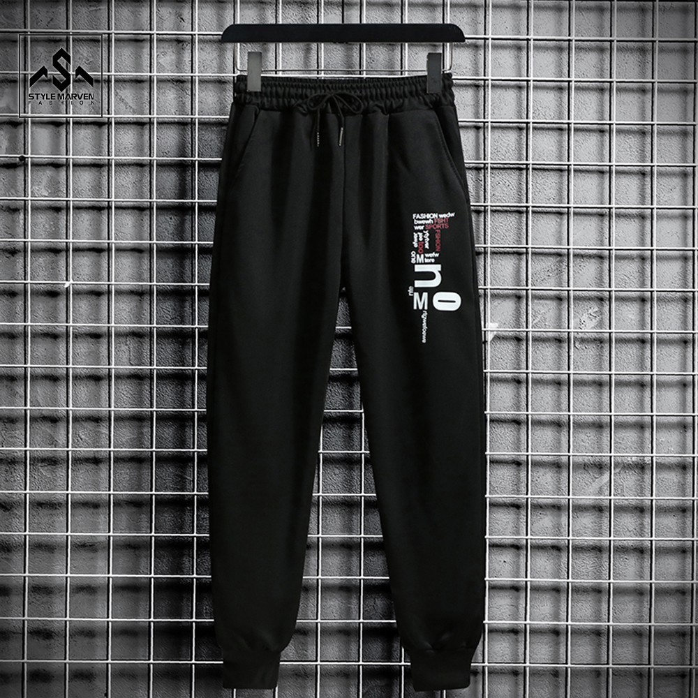 Bộ quần áo thun nam ngắn tay mix quần dài INDEED kiểu dáng Hàn Quốc trẻ trung STYLE MARVEN - SET NAM 9000046C
